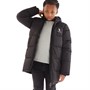 U.S. POLO ASSN. Boys Large Baffle Longline Puffer Coat Black