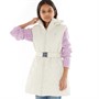 U.S. POLO ASSN. Girls Longline Puffer Gilet Turtle Dove