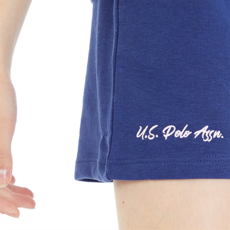 U.S. POLO ASSN. Girls Shorts Blue Print