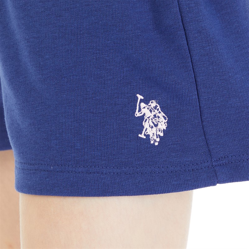 U.S. POLO ASSN. Girls Shorts Blue Print