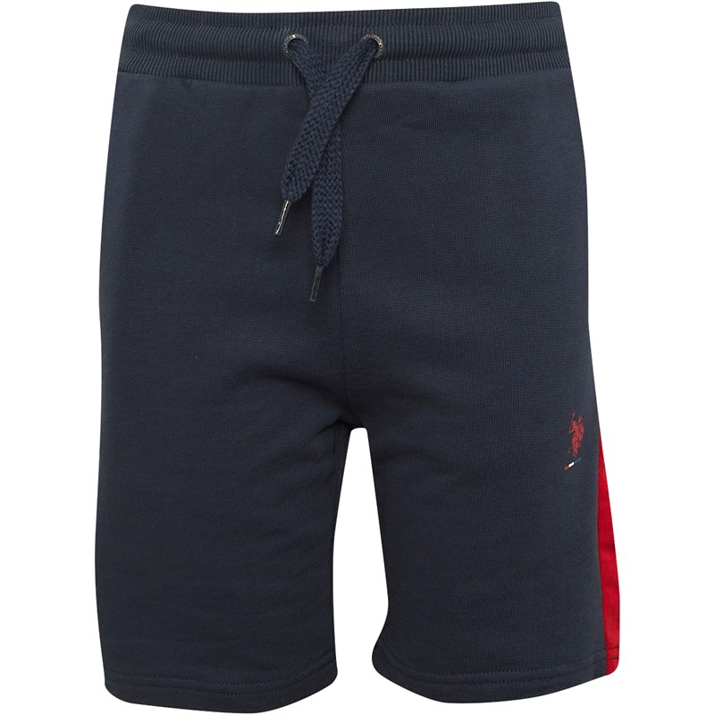 U.S. POLO ASSN. Boys Sliced Side Shorts Navy Blazer