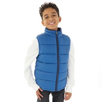 U.S. POLO ASSN. Boys Lightweight Gilet Deja Vu Blue