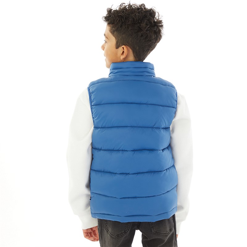 U.S. POLO ASSN. Boys Lightweight Gilet Deja Vu Blue