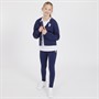 U.S. POLO ASSN. Girls Zip Through Hoodie And Leggings Tracksuit Medieval Blue