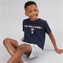 U.S. POLO ASSN. Boys Sport Logo Graphic T-Shirt And Shorts Set Dark Sapphire Navy