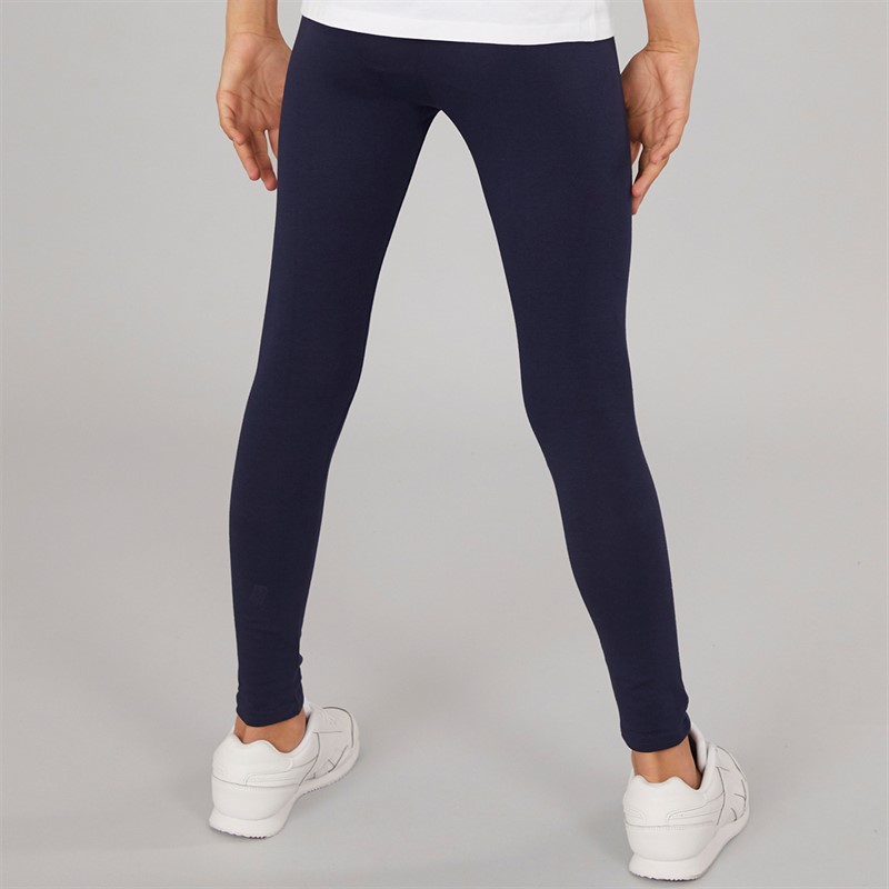 U.S. POLO ASSN. Girls Graphic Leggings Navy Iris