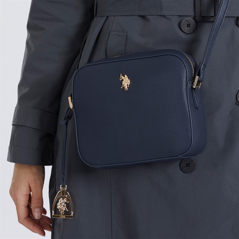 U.S. POLO ASSN. Womens Jones Crossbody Bag Navy