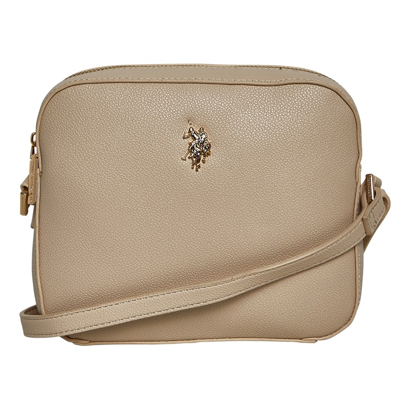 U.S. POLO ASSN. Womens Jones Crossbody Bag Powder