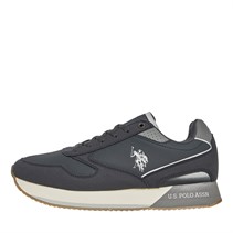 U.S. POLO ASSN. Mens Nobil Trainers Dark Grey