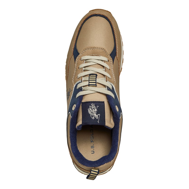 U.S. POLO ASSN. Mens Tabry Trainers Beige