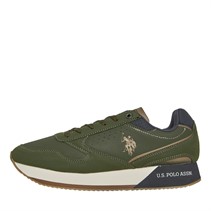 U.S. POLO ASSN. Mens Nobil Trainers Military Green