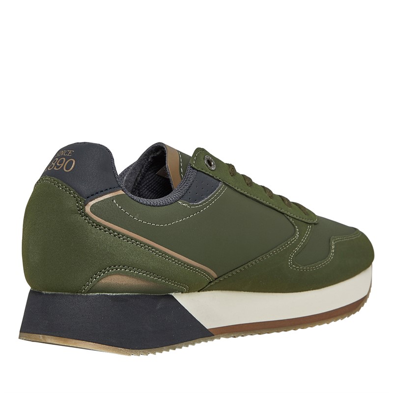 U.S. POLO ASSN. Mens Nobil Trainers Military Green