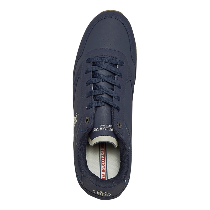 U.S. POLO ASSN. Mens Nobil Trainers Dark Blue