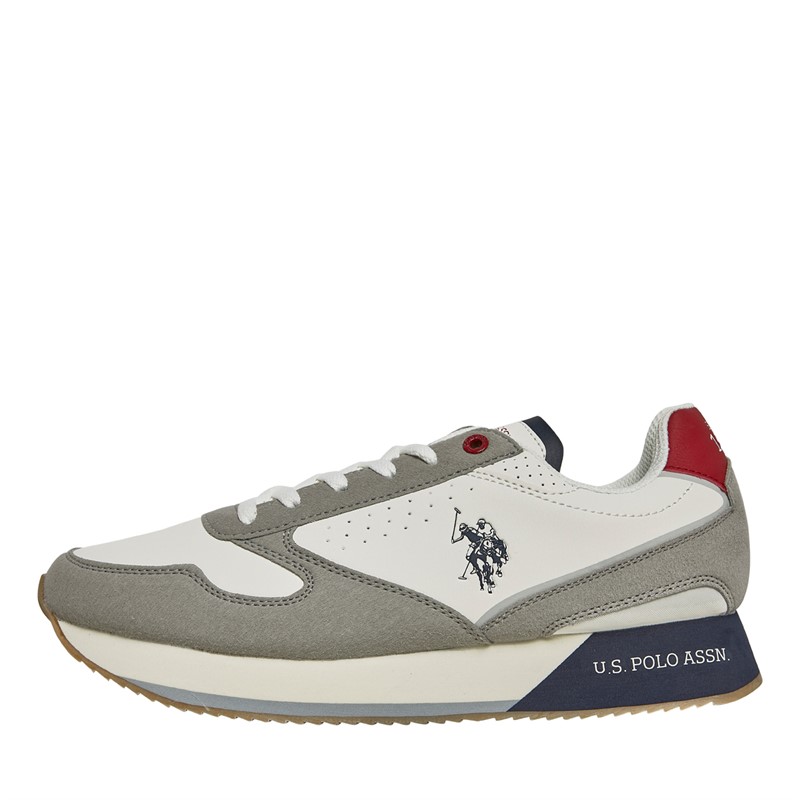 U.S. POLO ASSN. Mens Nobil Trainers White