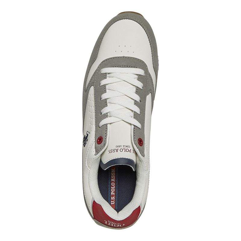 U.S. POLO ASSN. Mens Nobil Trainers White