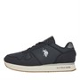U.S. POLO ASSN. Mens Nobil Trainers Dark Grey