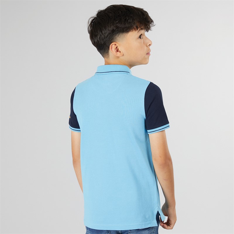 U.S. Polo Shirt ASSN. Boys Sash Pique Polo Shirt Heritage Blue