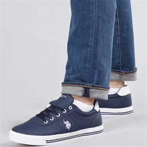 U.S. koszulka polo ASSN. Bobby sneakersy PU dla niego kolor granatowo-biały