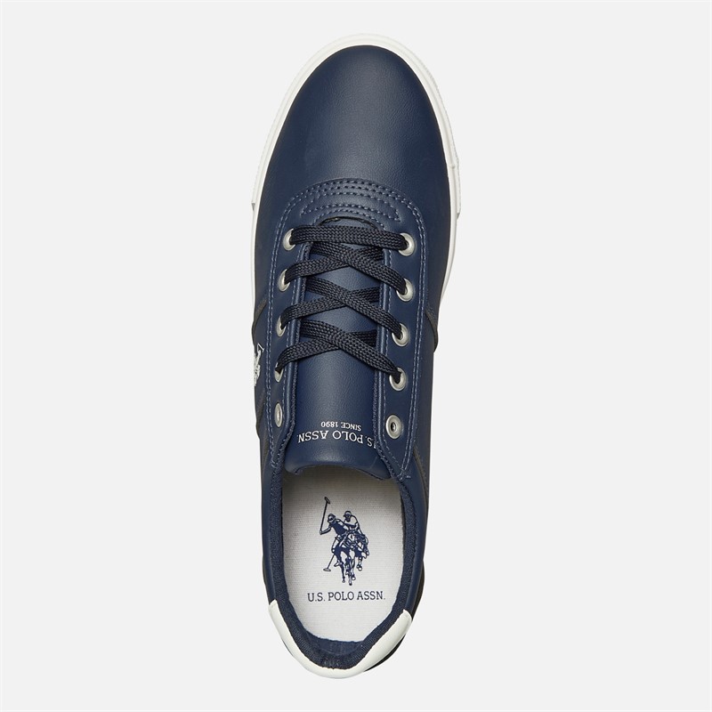 U.S. POLO ASSN. Herre Bobby PU Træningssko Navy/Hvid PU