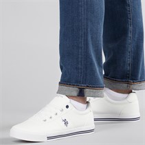 U.S. koszulka polo ASSN. Bobby PU sneakersy dla niego kolor biały/granatowy