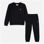 U.S. POLO ASSN. Boys Sweatshirt And Joggers Tracksuit Black/Bright White DHM Black Bright White Dhm