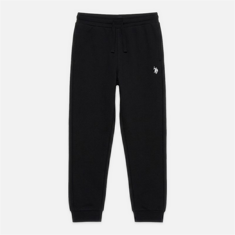 U.S. POLO ASSN. Boys Sweatshirt And Joggers Tracksuit Black/Bright White DHM Black Bright White Dhm