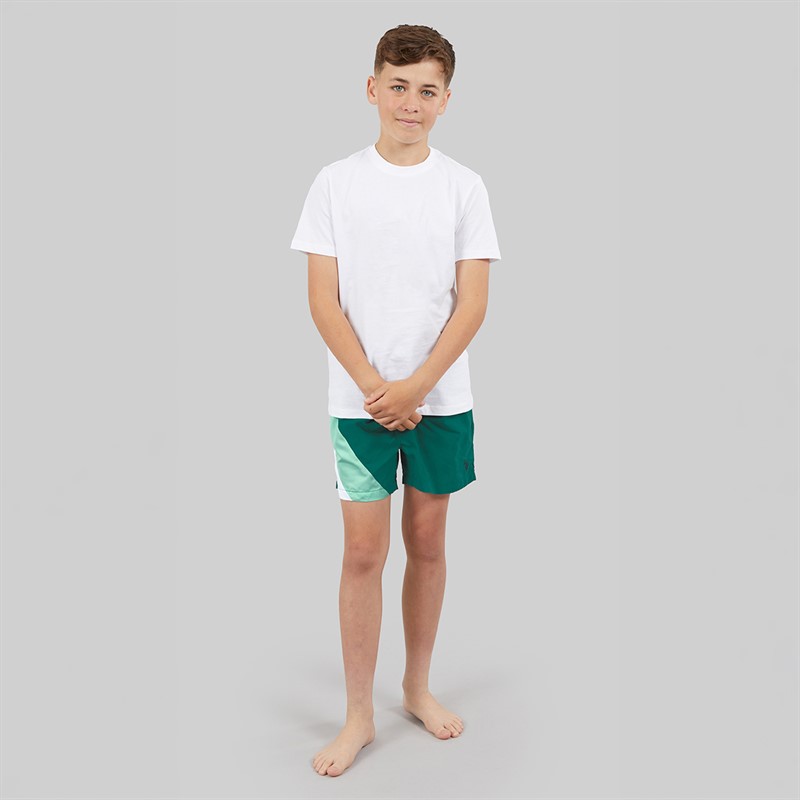U.S. POLO ASSN. Boys Cut And Sew Swim Shorts Mediterranea