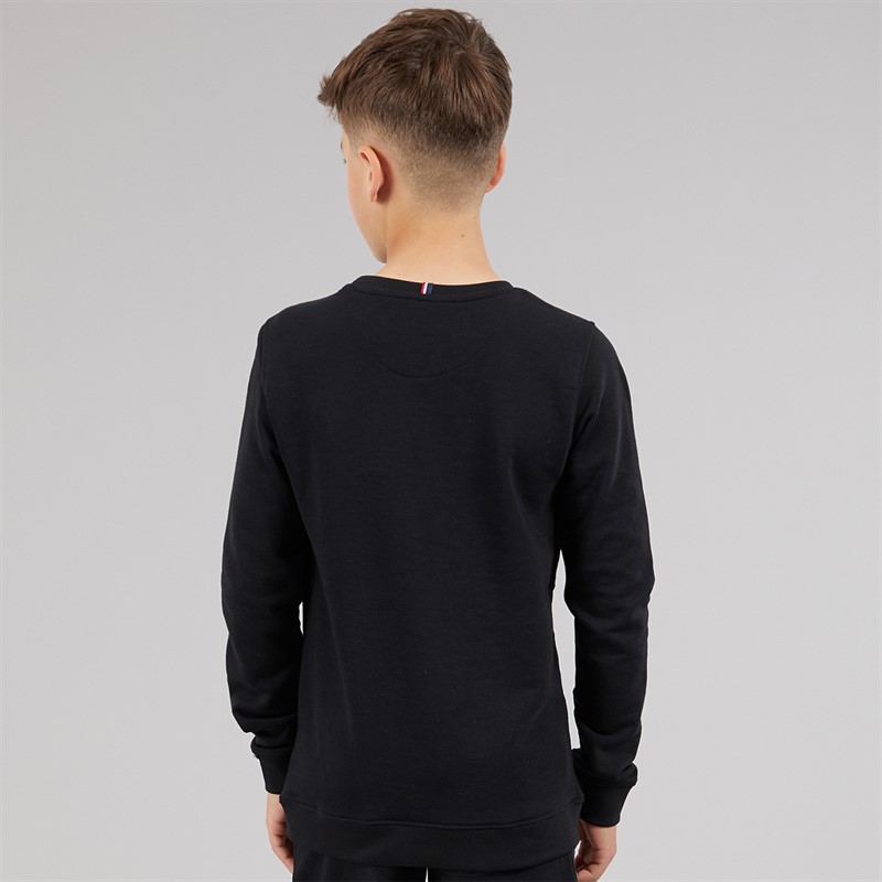 U.S. POLO ASSN. Boys DHM Sweatshirt Black/Bright White DHM Black Bright White Dhm
