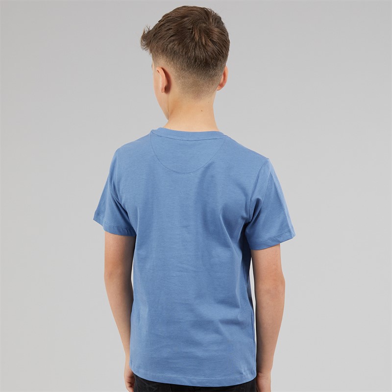 U.S. POLO ASSN. Boys Graphic T-Shirt Blue Horizon