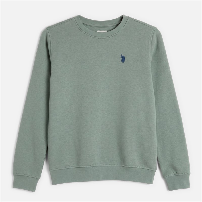 U.S. POLO ASSN. Boys Sweatshirt And Joggers Tracksuit Chinois Green