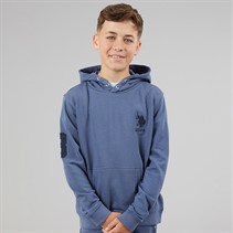 U.S. POLO ASSN. Boys DHM T-Shirt Chambray Blue