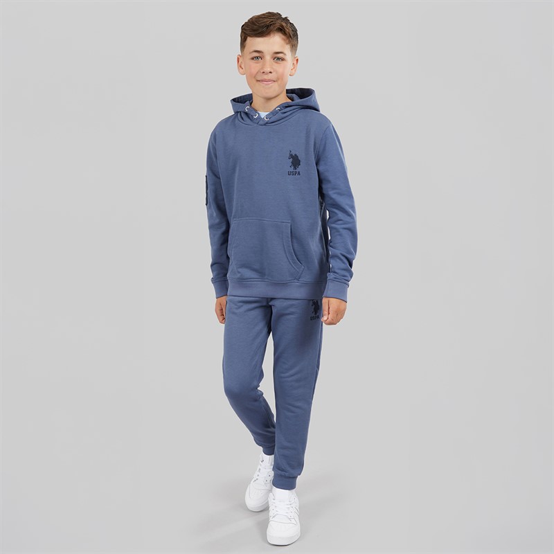 U.S. POLO ASSN. Boys DHM T-Shirt Chambray Blue