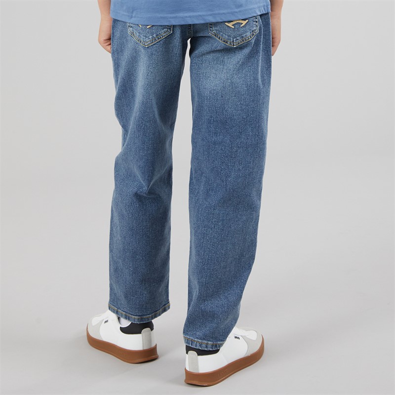 U.S. POLO ASSN. Boys Baggy Fit Jeans Worn Wash