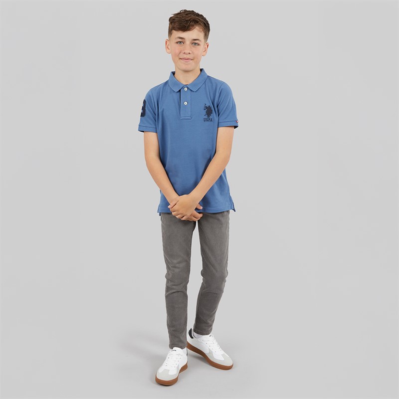 U.S. POLO ASSN. Boys Classic Fit Jeans Grey Wash