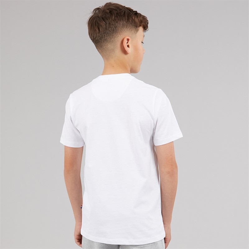 U.S. POLO ASSN. Boys DHM Graphic T-Shirt Bright White