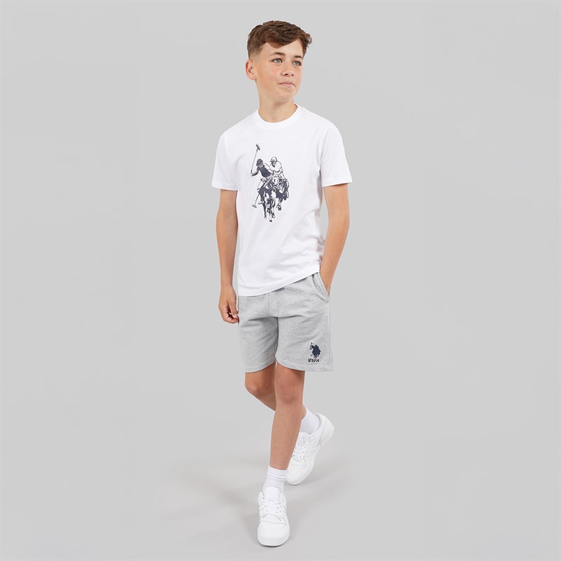 U.S. POLO ASSN. Boys DHM Graphic T-Shirt Bright White