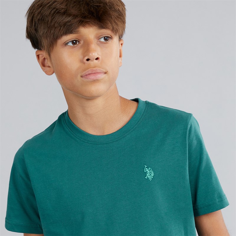 U.S. POLO ASSN. Boys DHM T-Shirt Mediterranea