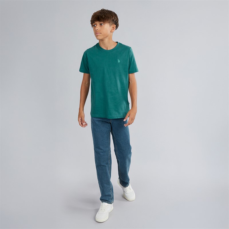 U.S. POLO ASSN. Boys DHM T-Shirt Mediterranea