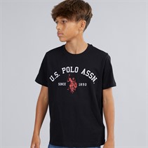 U.S. POLO ASSN. Boys Signature Arch T-Shirt Black