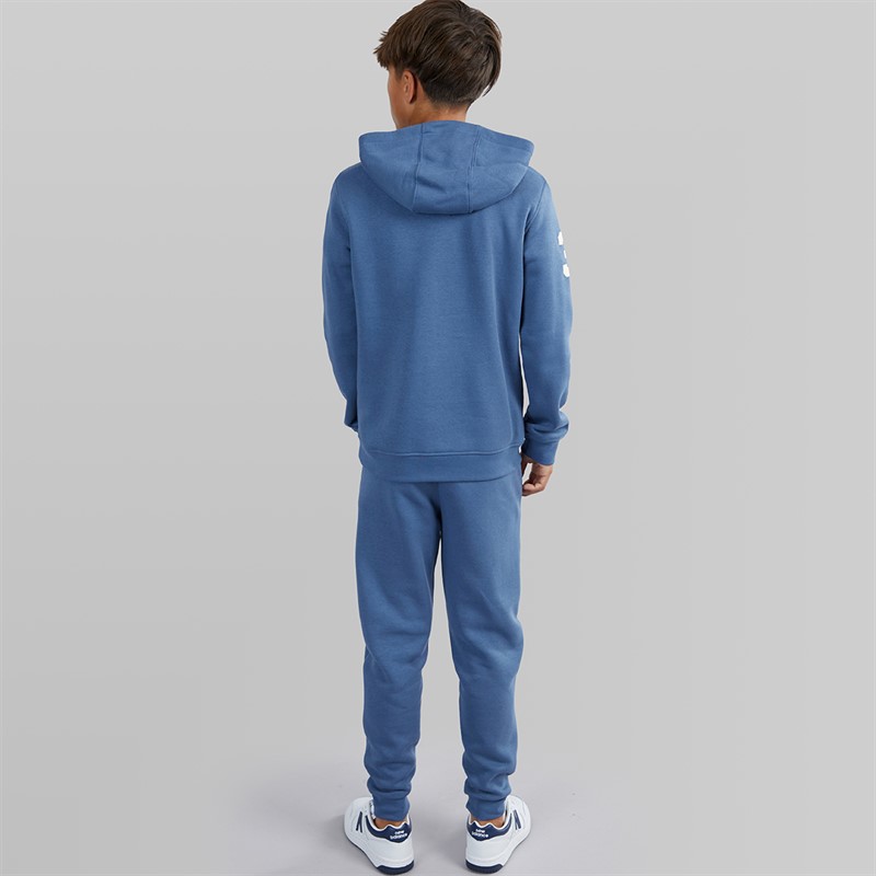 U.S. POLO ASSN. Boys Player 3 Hoodie And Joggers Tracksuit Blue Horizon