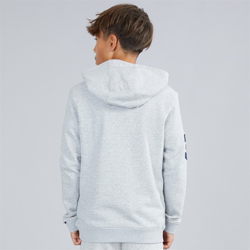 U.S. POLO ASSN. Boys Player 3 LB Hoodie Mid Grey Marl