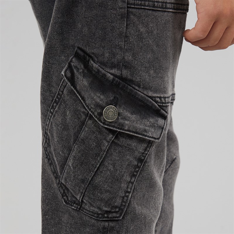 U.S. POLO ASSN. Boys Cargo Jeans Dark Space