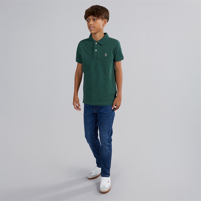 U.S. POLO ASSN. Boys Classic Fit Jeans Dark Wash