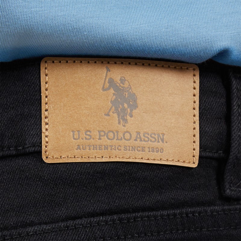 U.S. POLO ASSN. Boys Classic Fit Jeans Black Wash