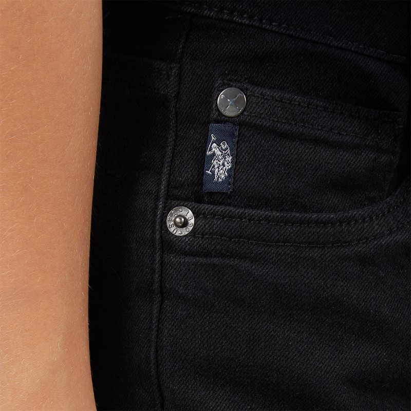 U.S. POLO ASSN. Boys Classic Fit Jeans Black Wash