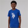 U.S. POLO ASSN. Boys Graphic T-Shirt Sodalite Blue