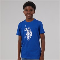 U.S. POLO ASSN. Boys Graphic T-Shirt Sodalite Blue