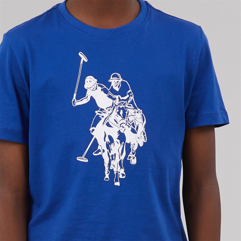 U.S. POLO ASSN. Boys Graphic T-Shirt Sodalite Blue
