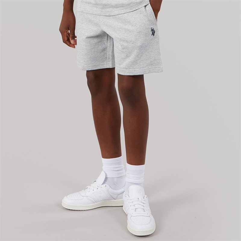 U.S. POLO ASSN. Boys Shorts Mid Grey Marl