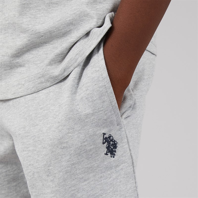 U.S. POLO ASSN. Boys Shorts Mid Grey Marl